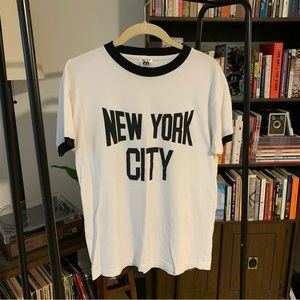 John Lennon NYC Ringer T-Shirt Sz S